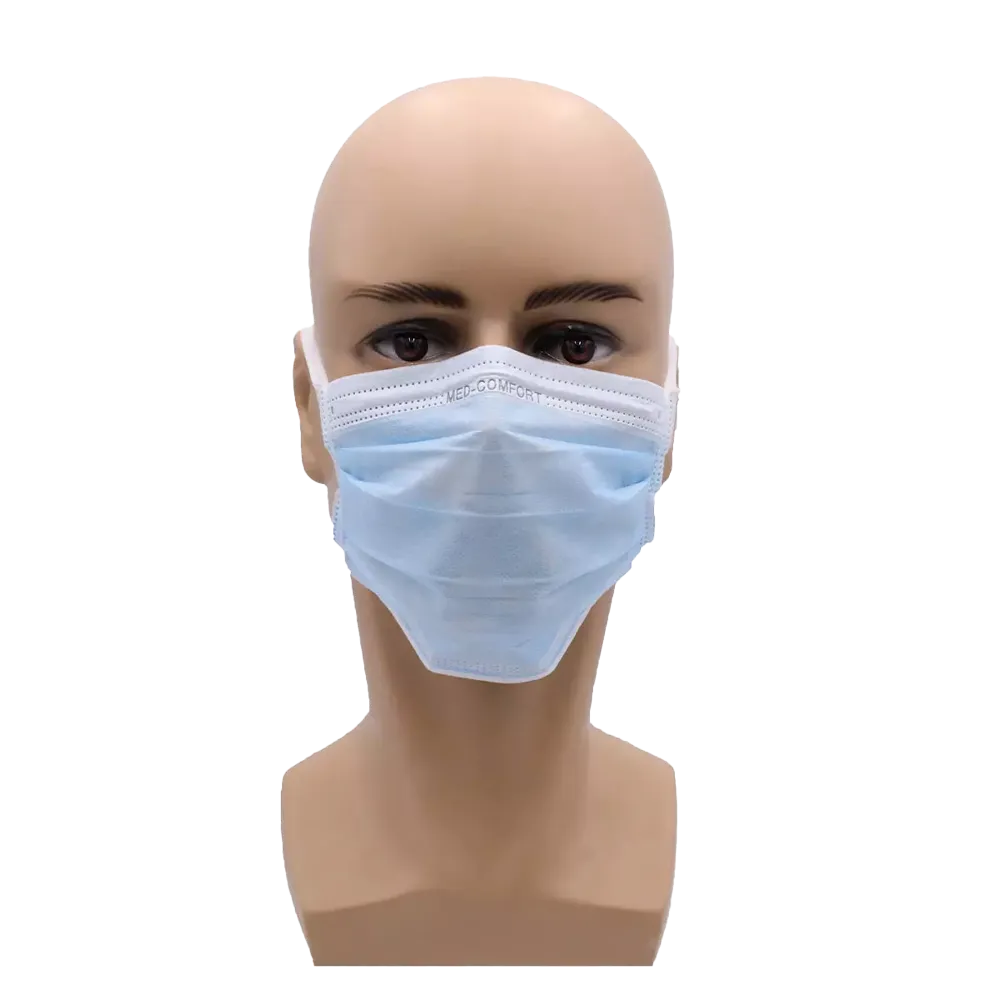 OP Maske zum Binden, blau, Typ IIR, Med-Comfort: Vlies Mundschutz zum Binden als Mund Nase Schutz kaufen.