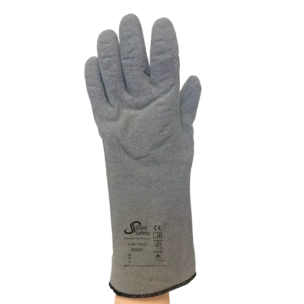 Hitzeschutzhandschuh, Größe 9, grau, SolidSafety Heat protectors: als Schutz gegen thermische Risiken und für den Lebensmittelbereich geeignete Arbeitsschutzhandschuhe als PSA kaufen.