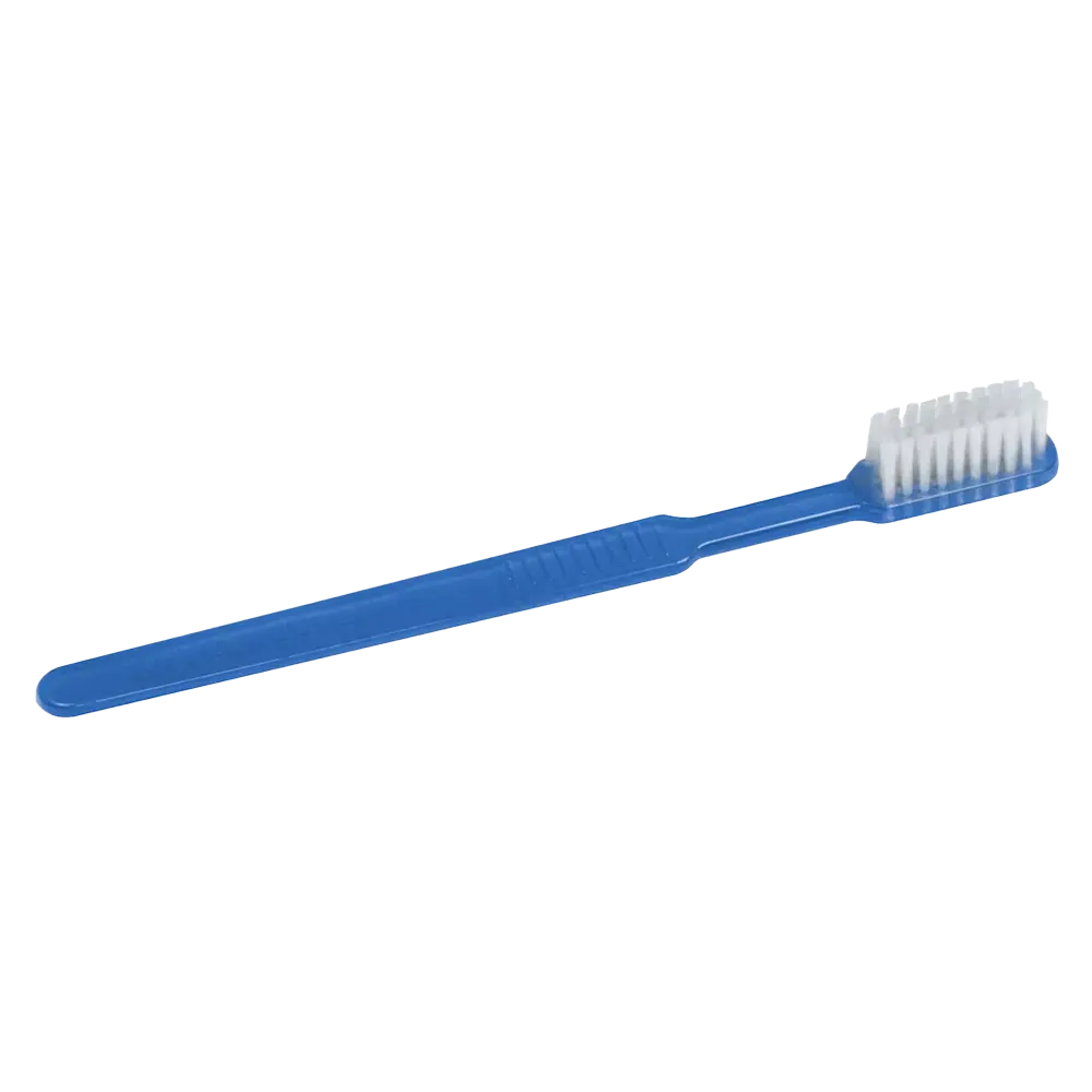 Dental PS Einmalzahnbürste mit Zahnpasta, Farbe blau, 15 x 2,6 cm, Med-Comfort: Polystyrol Einwegzahnbürste für Reisen und den Gebrauch vor zahnärtzlichen Behandlungen als Dentalbedarf kaufen.