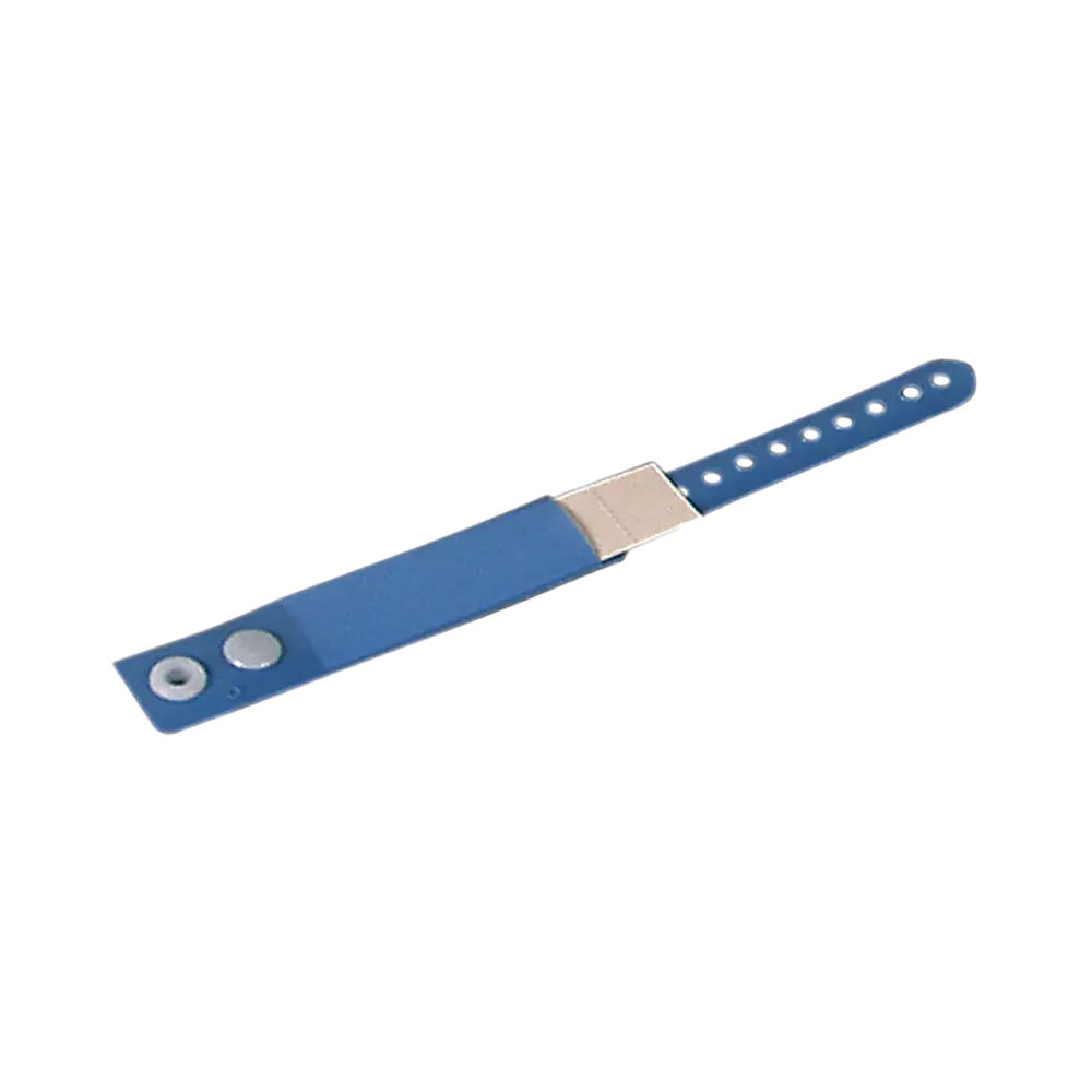 PVC Kinder Patientenarmband, Farbe blau, 162 x 18 mm: beschriftbares Namensarmband aus latexfreiem Kunststoff für die kleinen Patienten als Stationsbedarf kaufen.